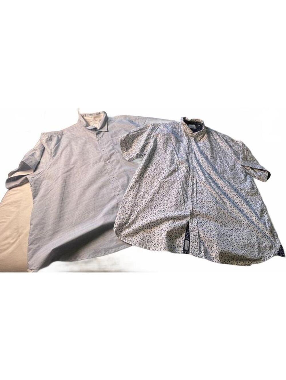 paperdenim&cloth Men's 4X Stretch Fabric Button-Up Shirts - Blue